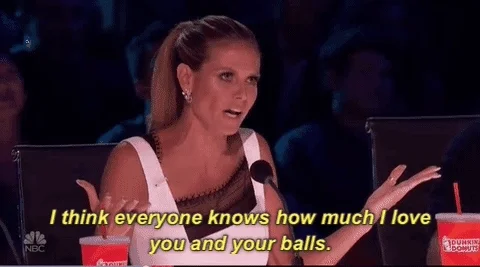 Heidi Klum Juggling GIF by America's Got Talent