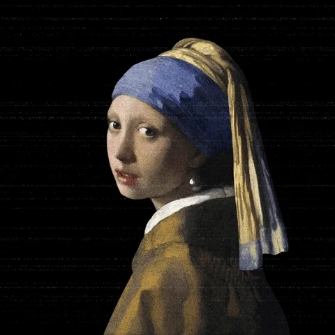johannes vermeer litter GIF by Percolate Galactic