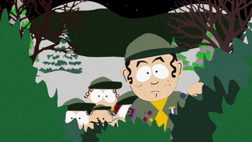 forest SCOUTS GIF by South Park 