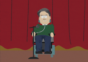 wheelchair curtain GIF by South Park 