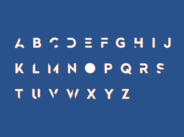 Alphabet Distortion GIF by Olle Engstrom