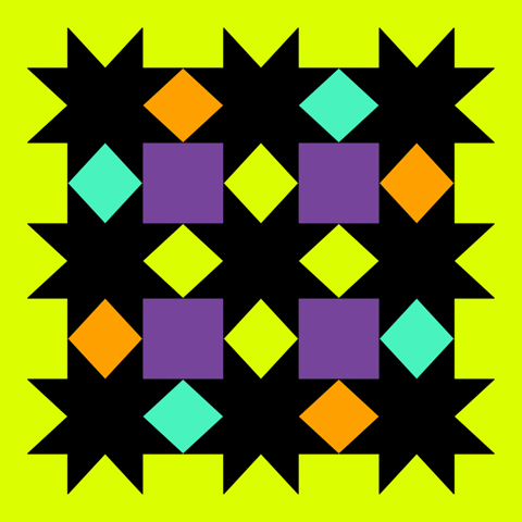 dariokispio green yellow orange purple GIF