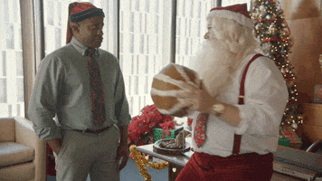 Flinch Bad Santa GIF by NBA on ESPN