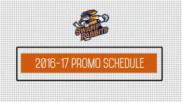 hockey promo schedule GIF by Greenville Swamp Rabbits