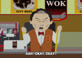 tuong lu kim wok GIF by South Park 