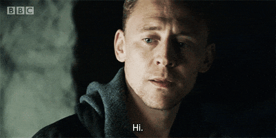 Tom Hiddleston Hello GIF by BBC