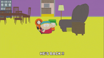 he's back eric cartman GIF by South Park 