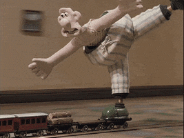 Wallace And Gromit Help GIF by Aardman Animations