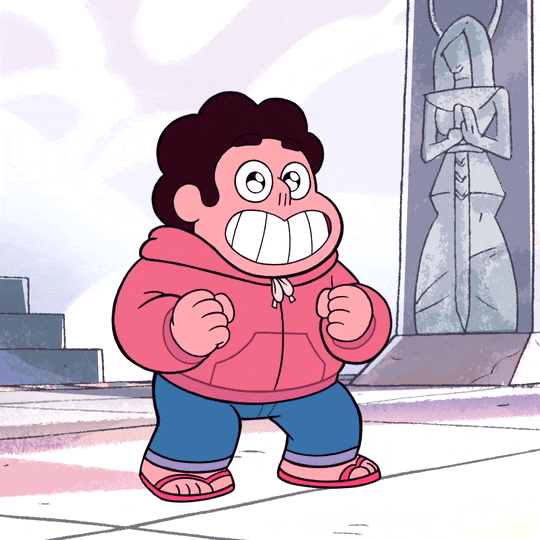 sweep cool excited amazing steven universe GIF