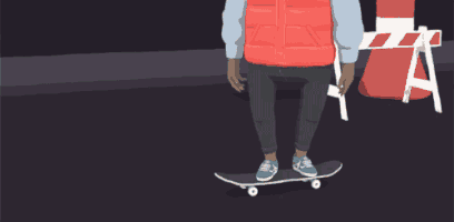 Animation Skateboarding GIF by Freddy Arenas