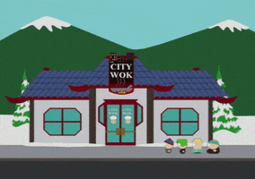 eric cartman restaurant GIF by South Park 