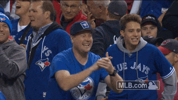 Toronto Blue Jays Applause GIF by MLB