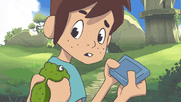 ciereszynski test scared frog GIF