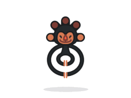 guillermovidalquinteiro illustration alien monkey romomo GIF