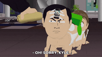 kyle broflovski fetish GIF by South Park 