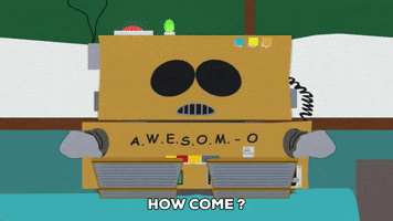happy awesom-o GIF by South Park 