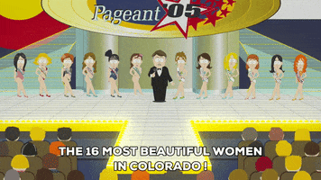 beauty pageant GIF by South Park 