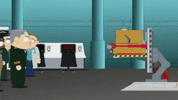 approaching military base GIF by South Park 