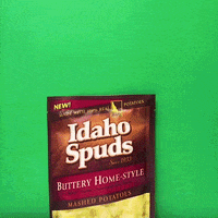 mashed potatoes christmas GIF by Idaho Spuds