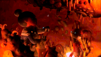 GnarlyGhost 3d animated scifi clay GIF