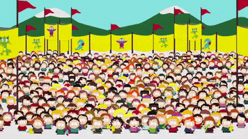 excited chinpokomon camp GIF by South Park 