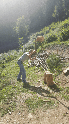 Geko5395 ascia taglialegna GIF