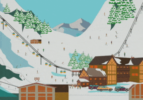 town skiing GIF by South Park 