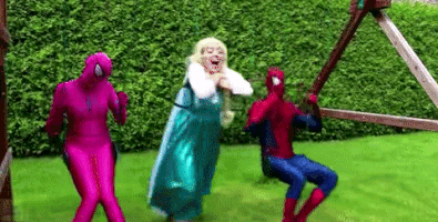 spiderman GIF by Webs & Tiaras