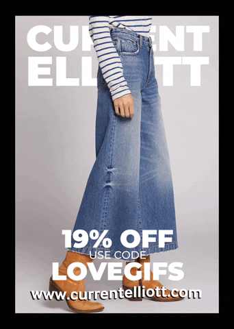 Blue Denim Discount GIF by Current Elliott - Find & Share on GIPHY
