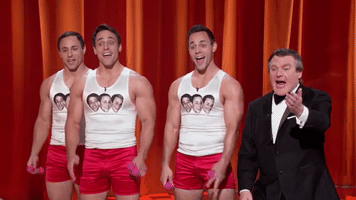 Working Out Gong Show GIF by Virzi Triplets