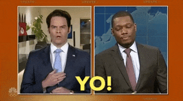 bill hader yo GIF by Saturday Night Live