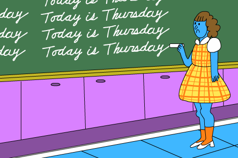 Back To School Thursday GIF by GIPHY Studios Originals