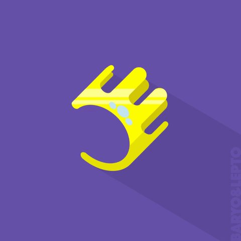 baryoandlepto design power motion king GIF