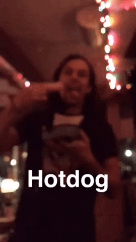 merkinspurlock eat hotdog hot dog ralph bishop GIF