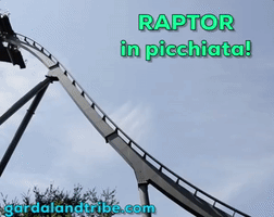 gardalandtribe raptor roller coaster gardaland GIF