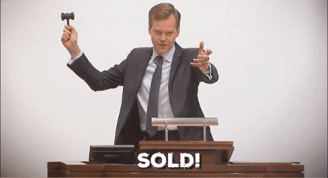Sold Auction GIF by David - Find &amp; Share on GIPHY