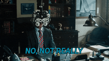 can't see at the eye doctor GIF by Angie Tribeca