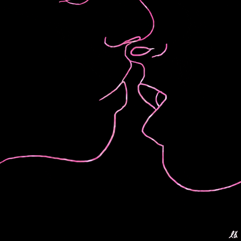 romantic kiss love GIF by littlekingdoms