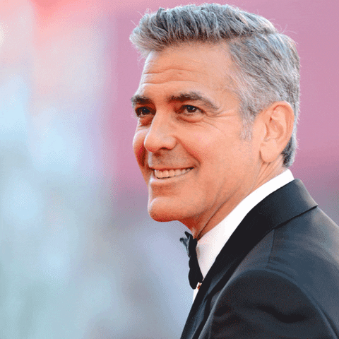 george clooney birthday mancrush marieclaire GIF by marie claire Australia