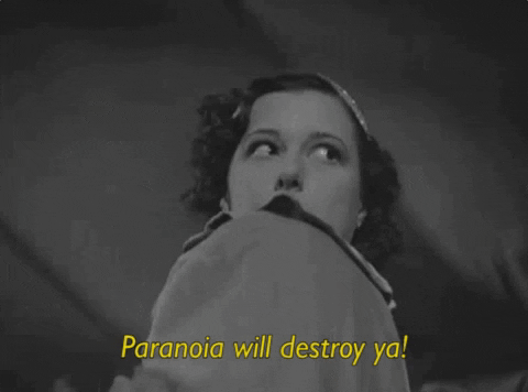 Paranoid Classic Film GIF by Warner Archive - Find & Share on GIPHY