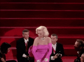 Marilyn Monroe Pink Dress GIF
