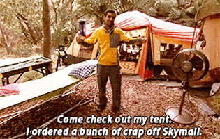 Camping Parks And Recreation GIF by Mashable