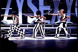 Performing Black And White GIF