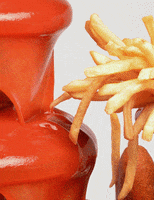 ketchup fountain GIF