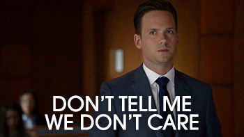 mike ross care GIF by Suits