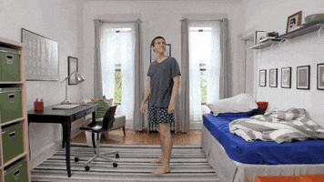 goodworker morning butt scratch underwear GIF