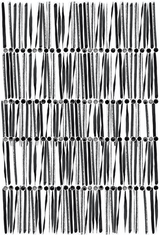 black and white strokes GIF by Yvonne Cheng