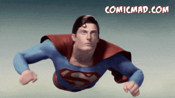 comicmad flying dc comics superman GIF