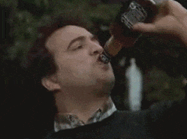 drinking animal house belushi GIF