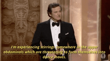 colin firth dance moves GIF by The Academy Awards